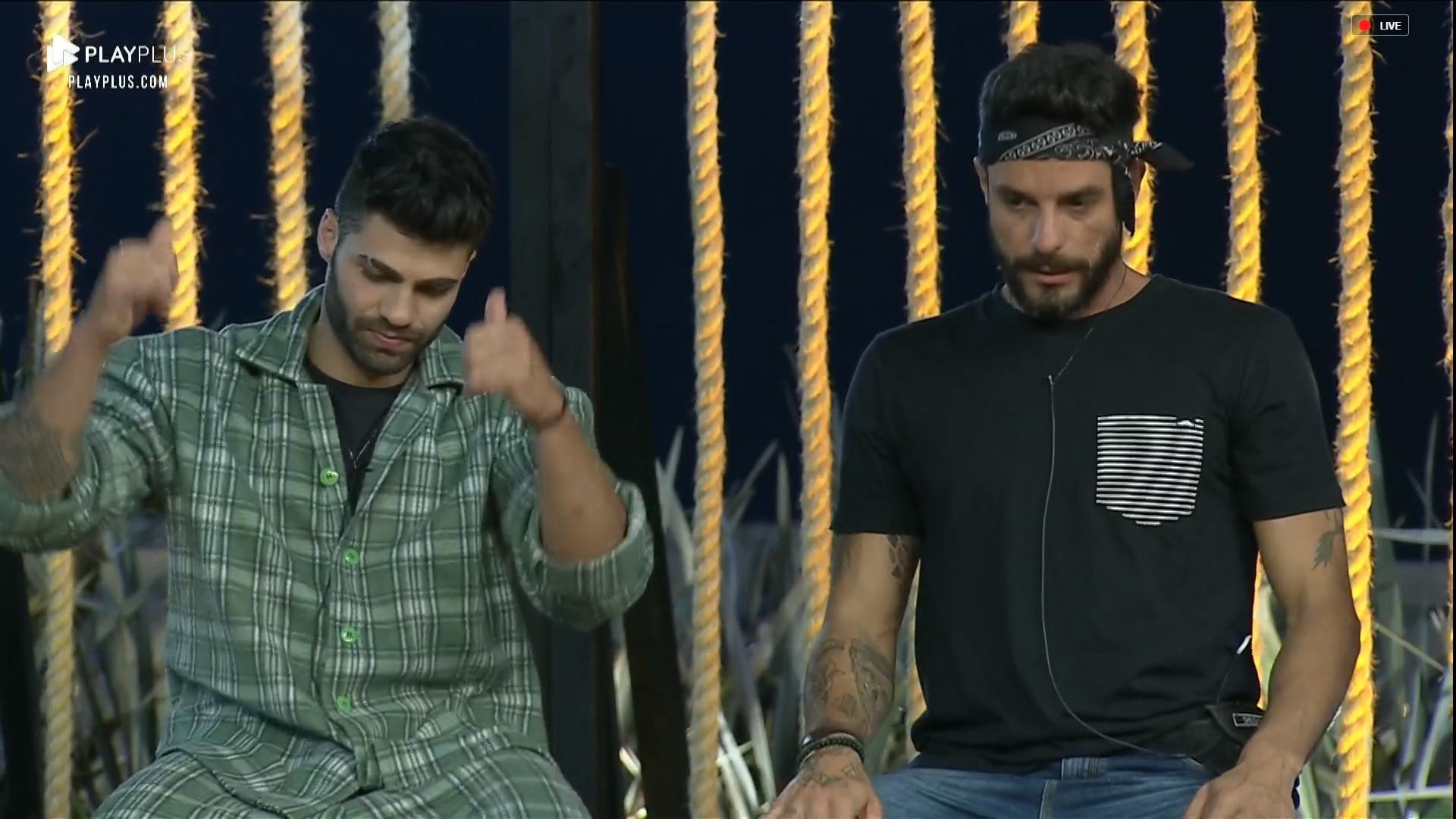 Netto e Diego em A Fazenda 1
