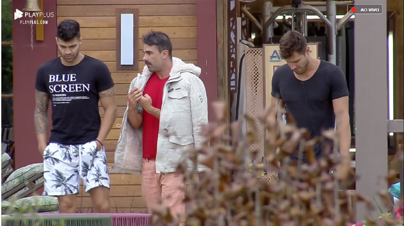 Netto, Jorge e Guilherme em A Fazenda 11