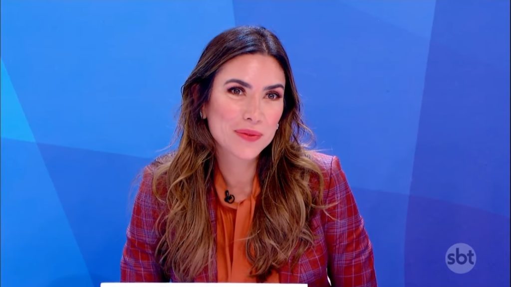 Patrícia Abravanel no Programa Silvio Santos
