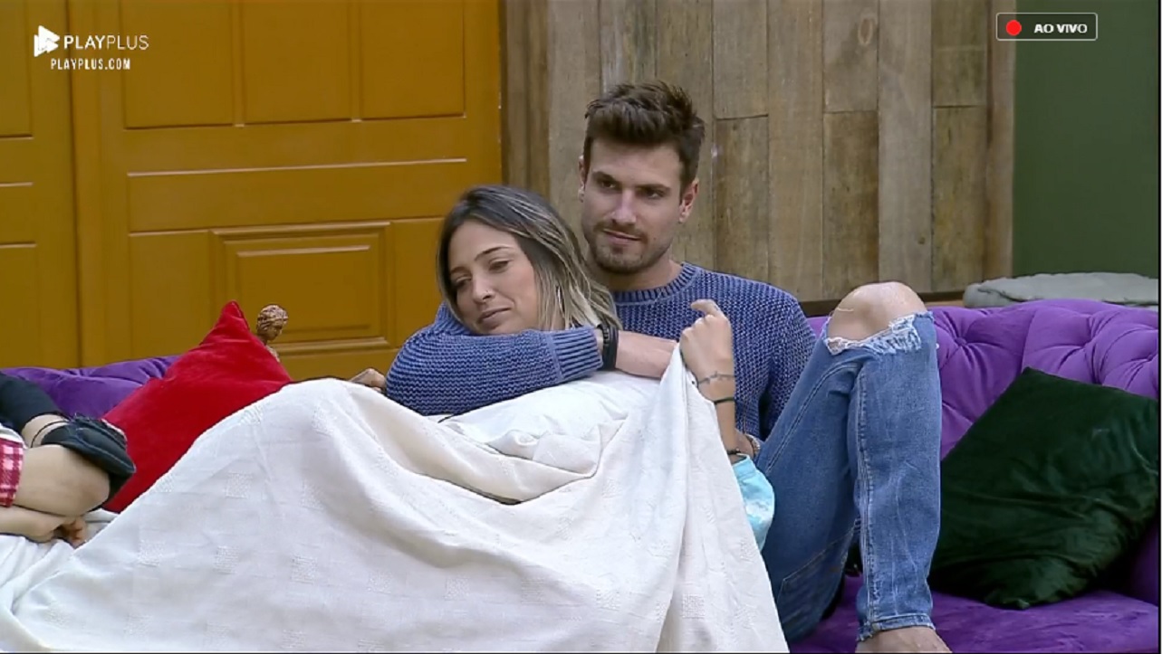 Tati e Guilherme em A Fazenda