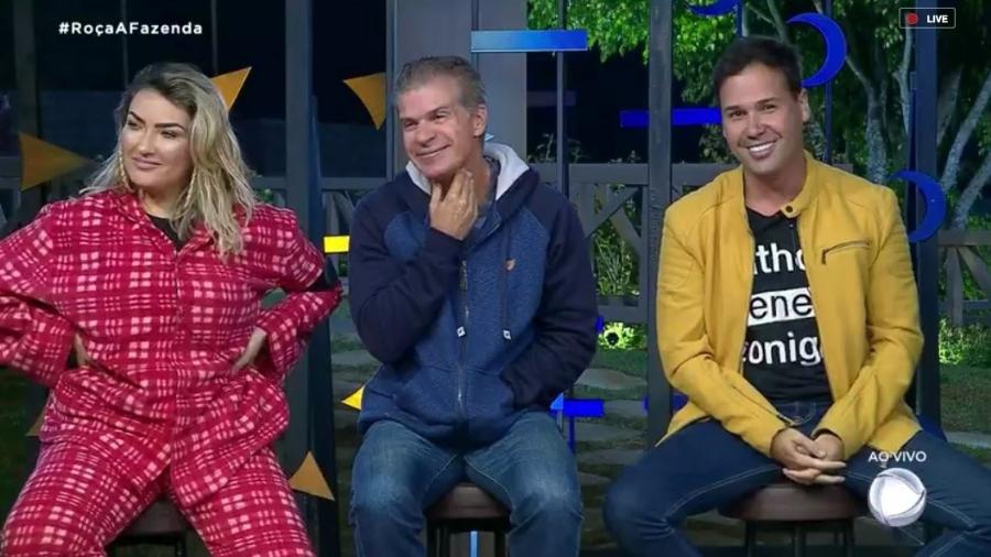 Thayse, Túlio e Viny na berlinda