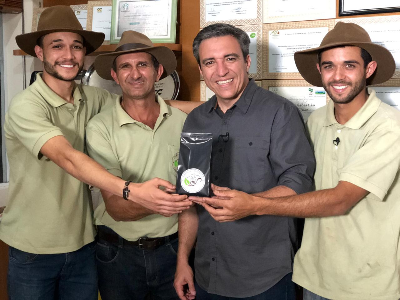 Márcio Campos em série especial do Jornal da Band.