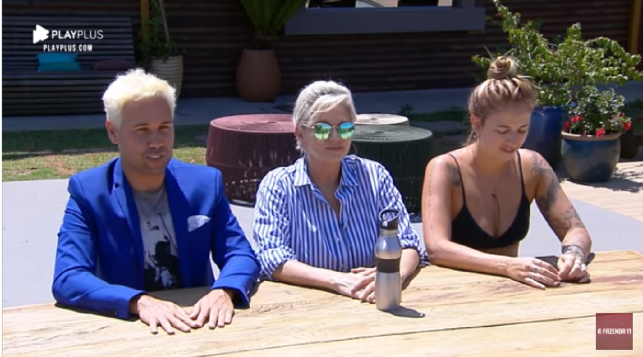 Viny, Andréa e Bifão em A Fazenda 11