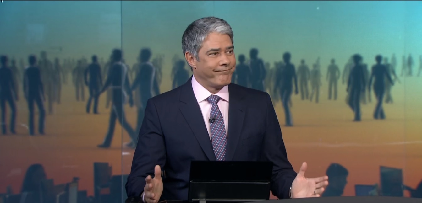 William Bonner no Jornal Nacional