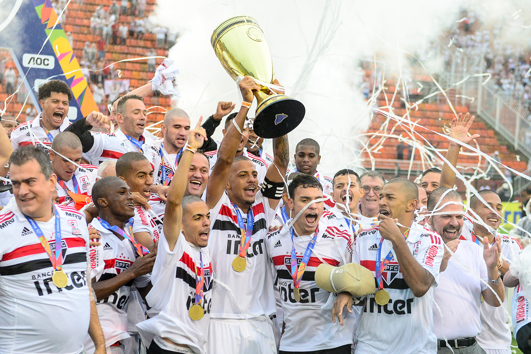 São Paulo, campeão da Copinha em 2019: principal torneio de base do Brasil pode voltar para a TV Cultura (Divulgação)