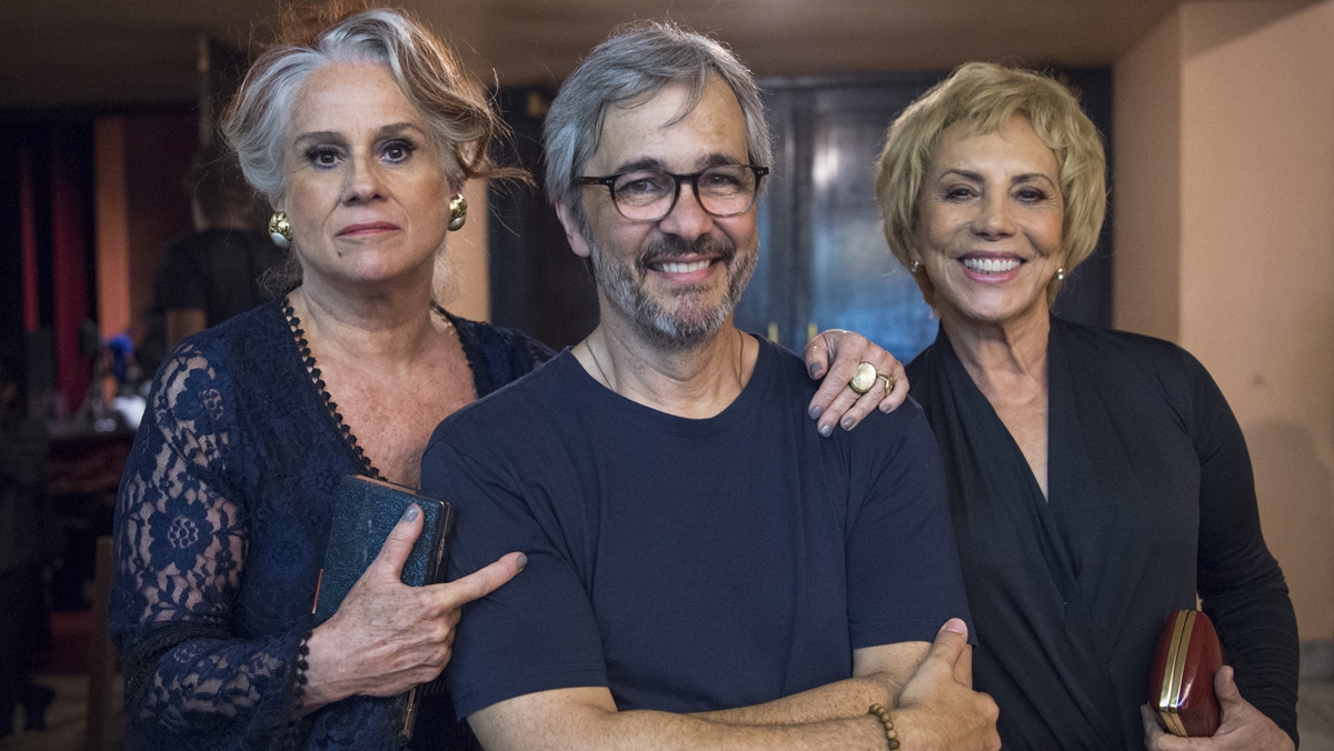 Paulo Silvestrini com Arlete Salles e Vera Holtz (Divulgação: TV Globo)