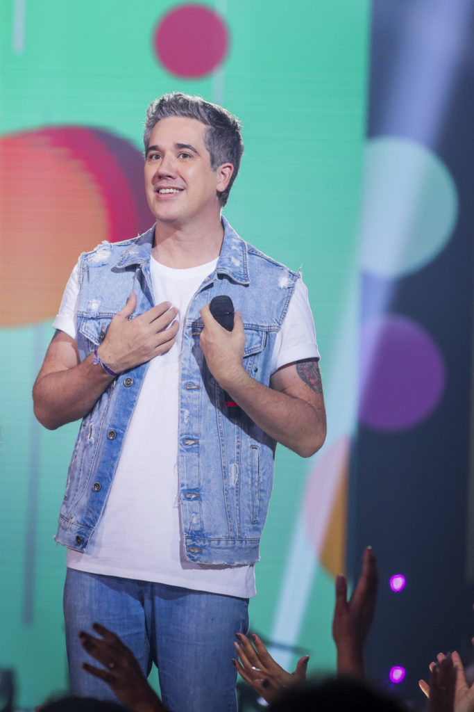 Rogério Flausino, do Jota Quest no Show da Virada