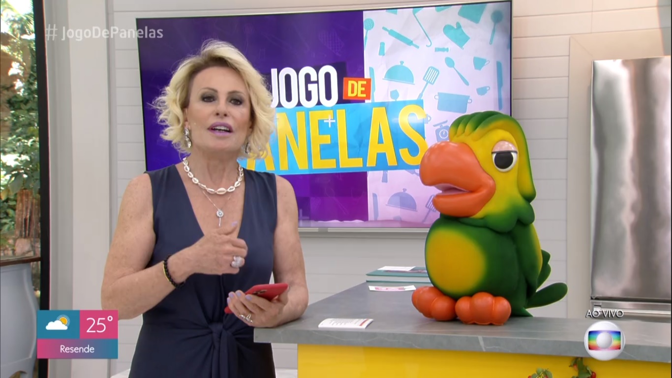 Ana Maria Braga e Louro José no Mais Você