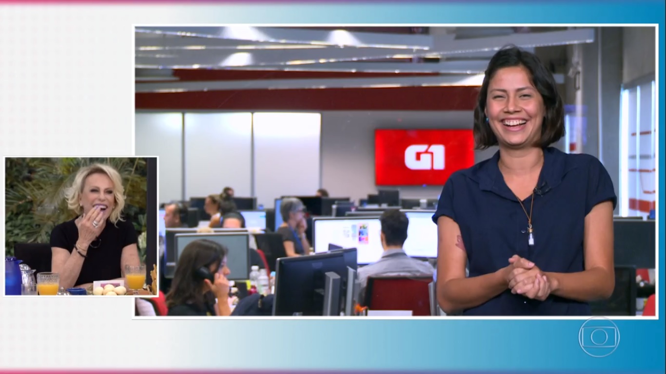 Ana Maria Braga e Paula Paiva no Mais Você