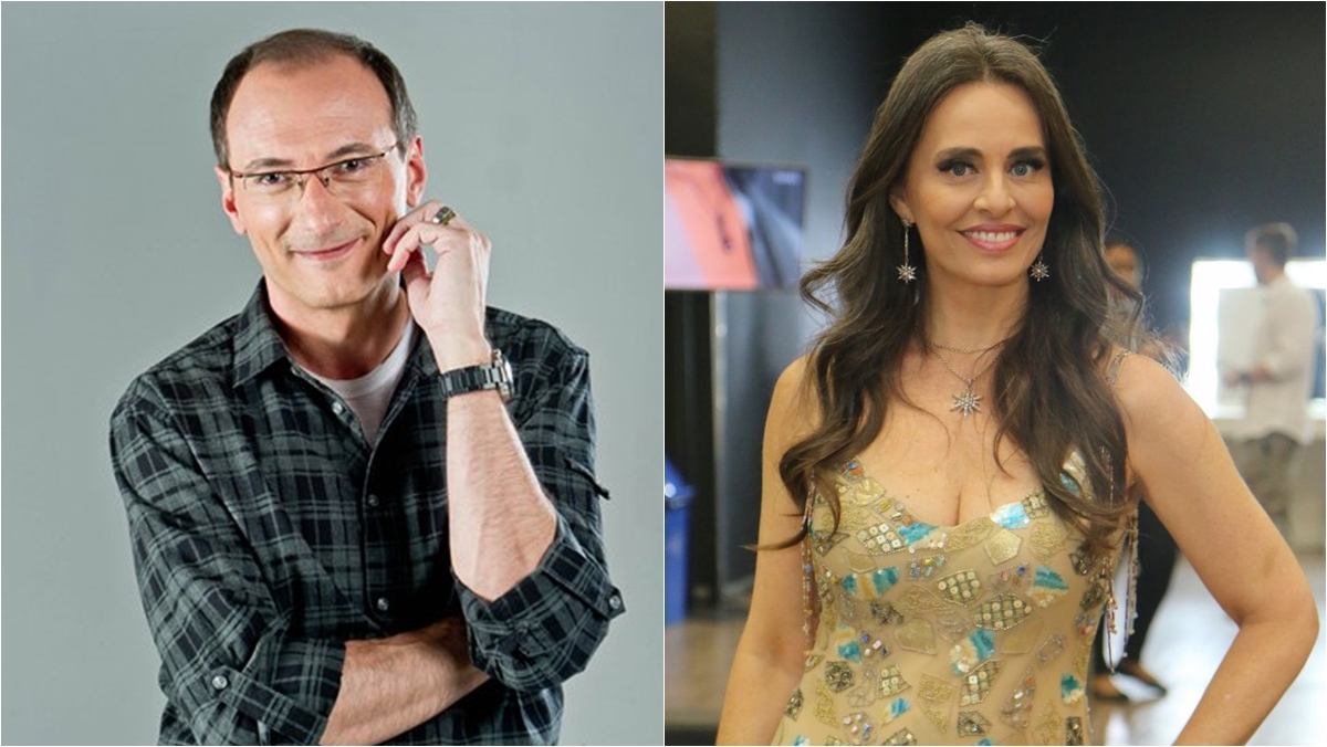 Britto Júnior e Carla Vilhenase desentender em rede social (Reprodução: Instagram)