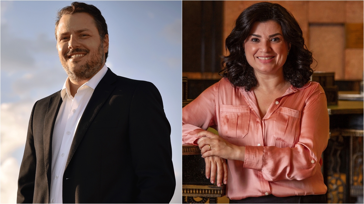 Caio Junqueira e Raquel Landim são os novos contratados da CNN Brasil (Divulgação: Spokesman)