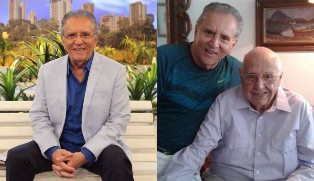 Carlos Alberto de Nóbrega com o tio, Fernando