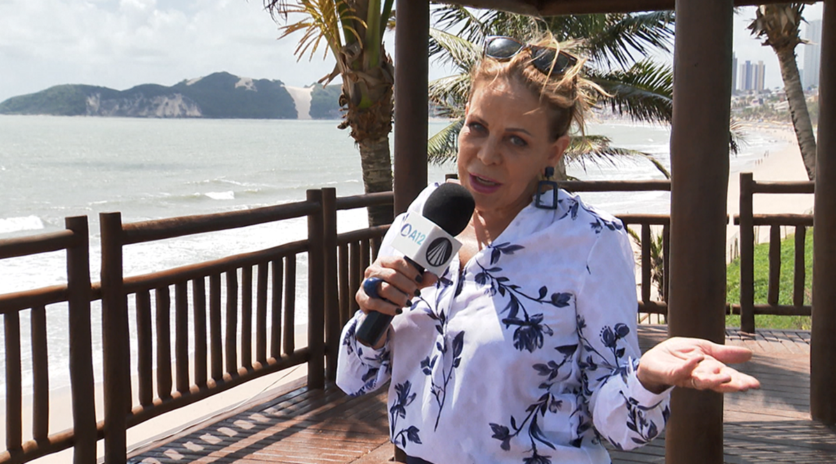 Claudete Troiano visita Natal para especial da TV Aparecida (Créditos fotos: Andrezza Leite / Divulgação TV Aparecida)