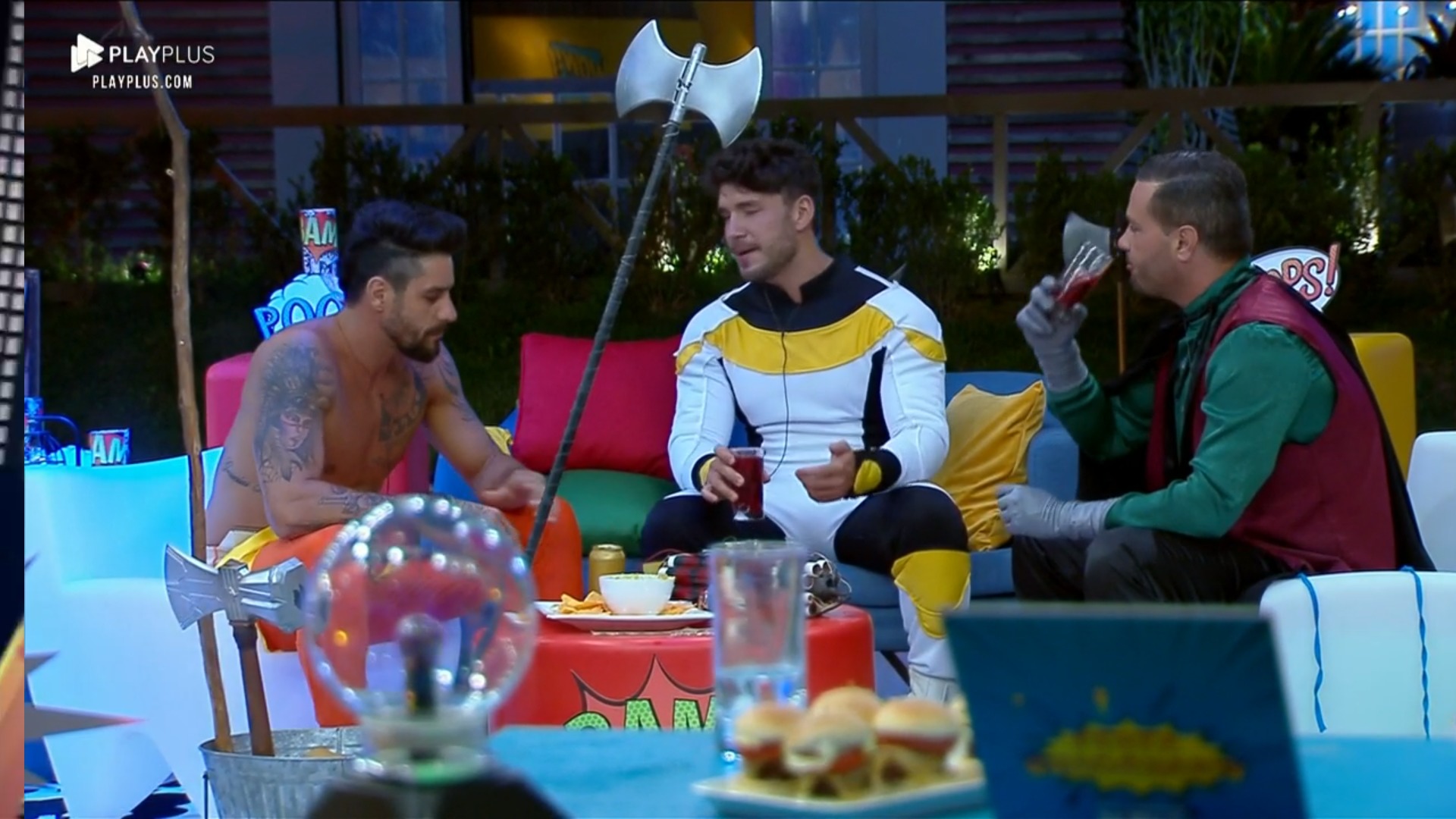 Diego, Lucas e Rodrigo Phavanello em A Fazenda 11