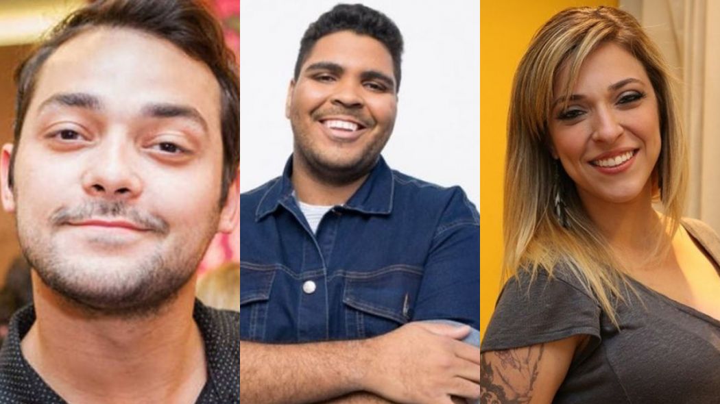 Eduardo Sterblitch, Paulo Vieira e Júlia Rabello estão em novo programa da Globo