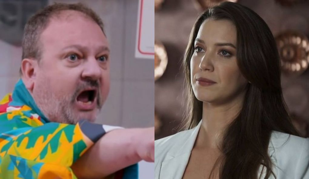 Erick Jacquin e Fabiana (Nathalia Dill) de A Dona do Pedaço