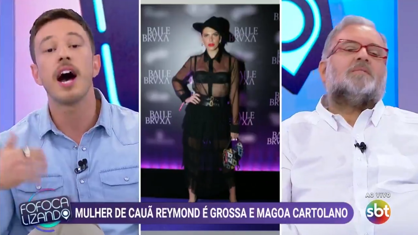 Gabriel Cartolano e Leão Lobo falaram no Fofocalizando sobre Mariana Goldfarb