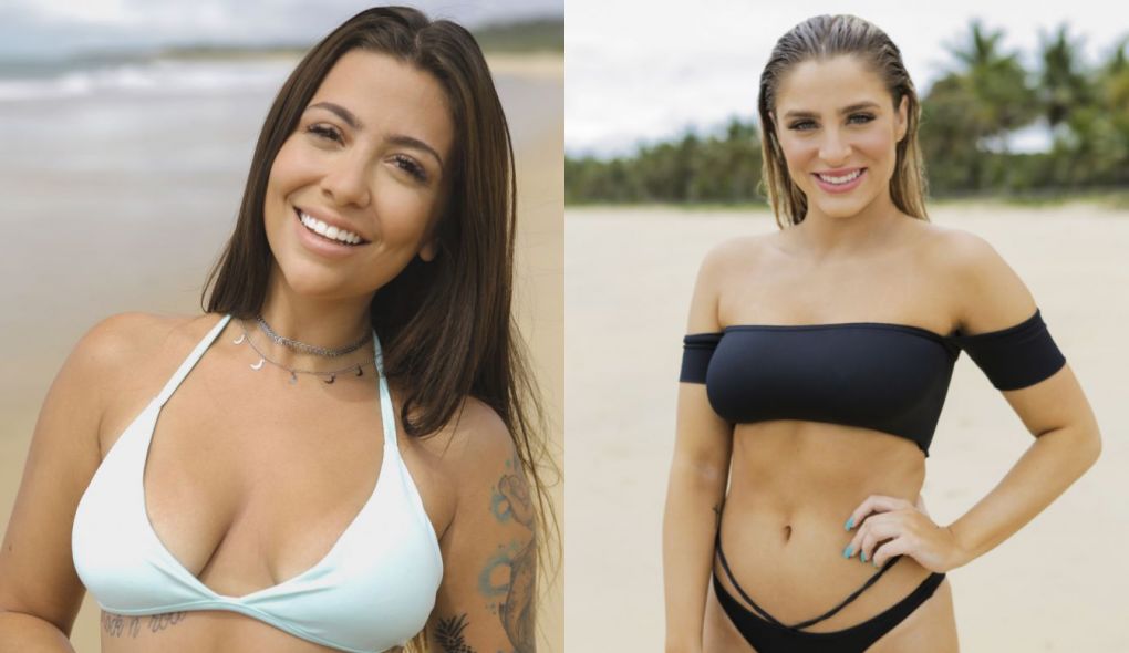 Gabrielle Fernandes, ex de Nakagima, e Vitoria Bellato, ex de Gui Araújo, no De Férias Com o Ex