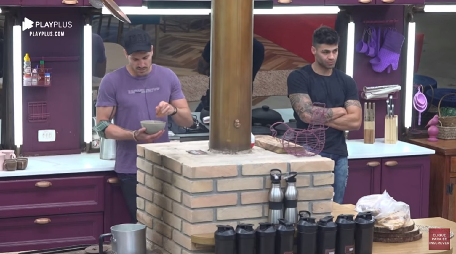Guilherme Leão e Netto Rodrigues em A Fazenda 11