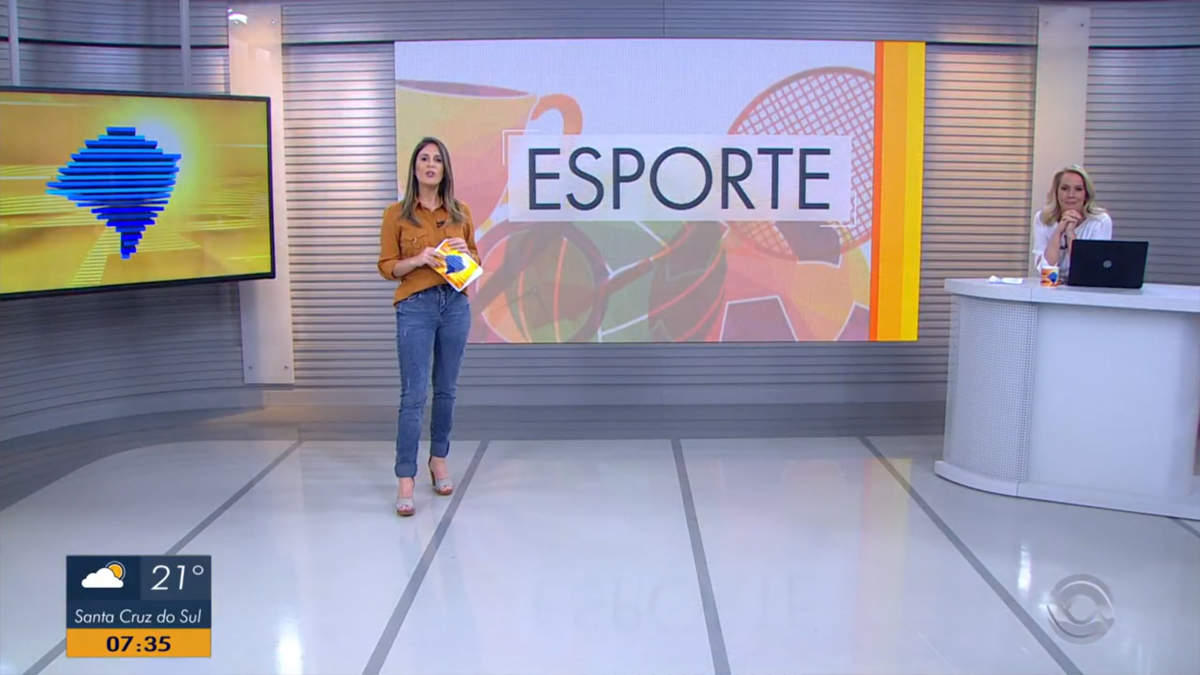 Kelly Costa e Daniela Ungaretti no Bom Dia Rio Grande