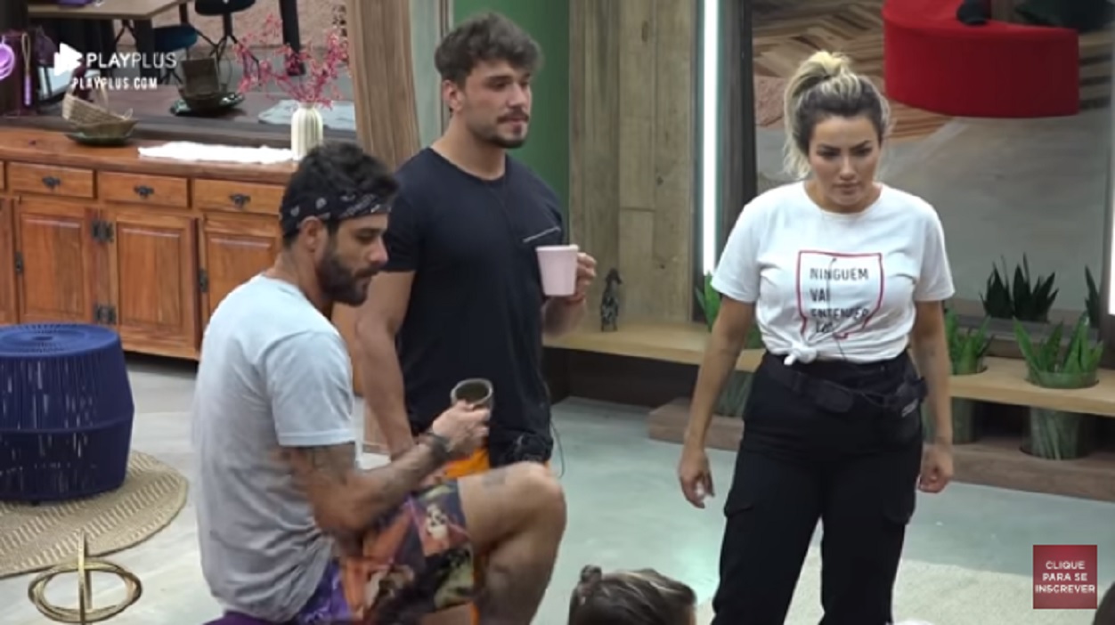 Diego, Lucas e Thayse em A Fazenda 11