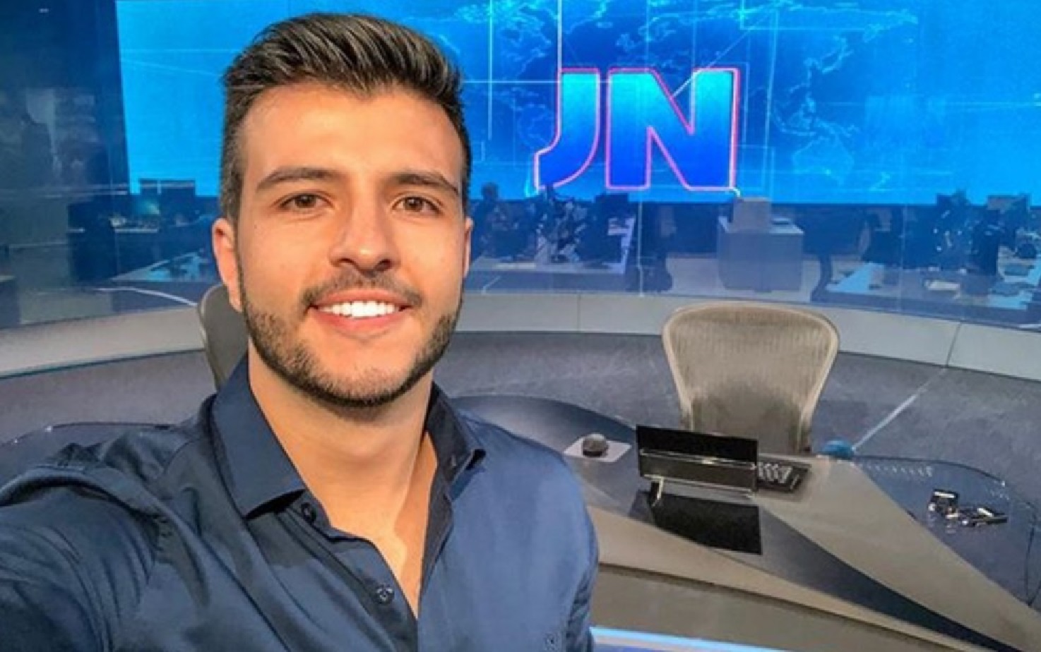 O jornalista Matheus Ribeiro (Divulgação / Globo)
