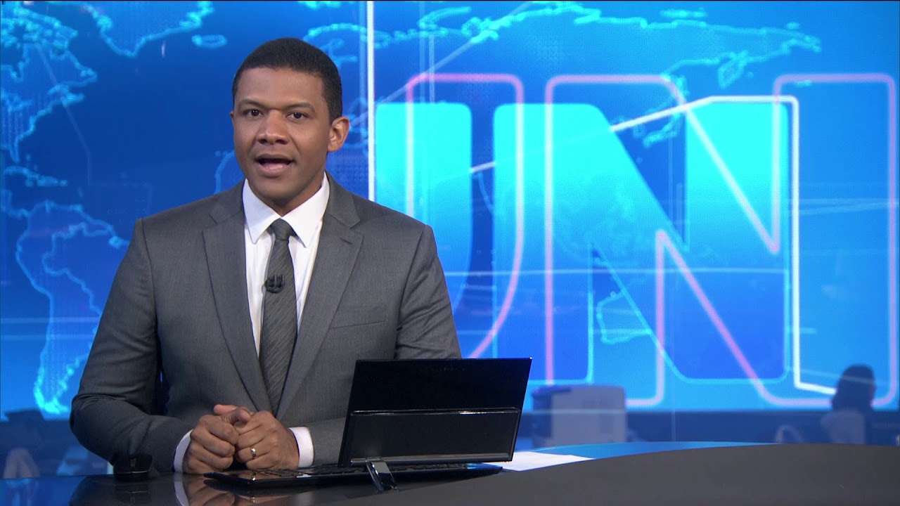 Márcio Bonfim no Jornal Nacional em agosto: Globo quer ele no Fantástico em dezembro (Reprodução/Globo)