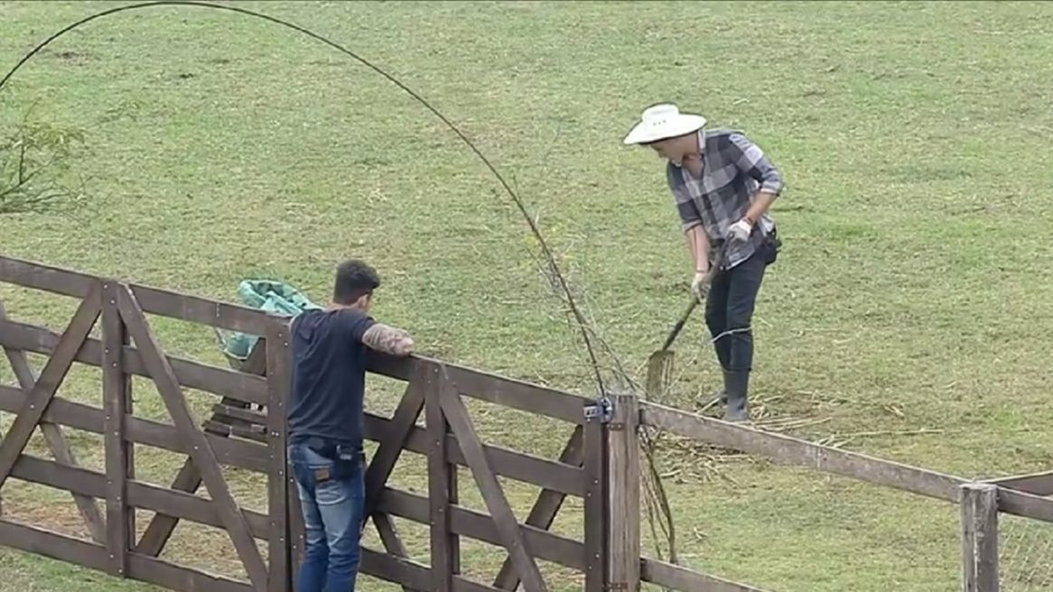 Netto Rodrigues e Guilherme Leão em A Fazenda 11