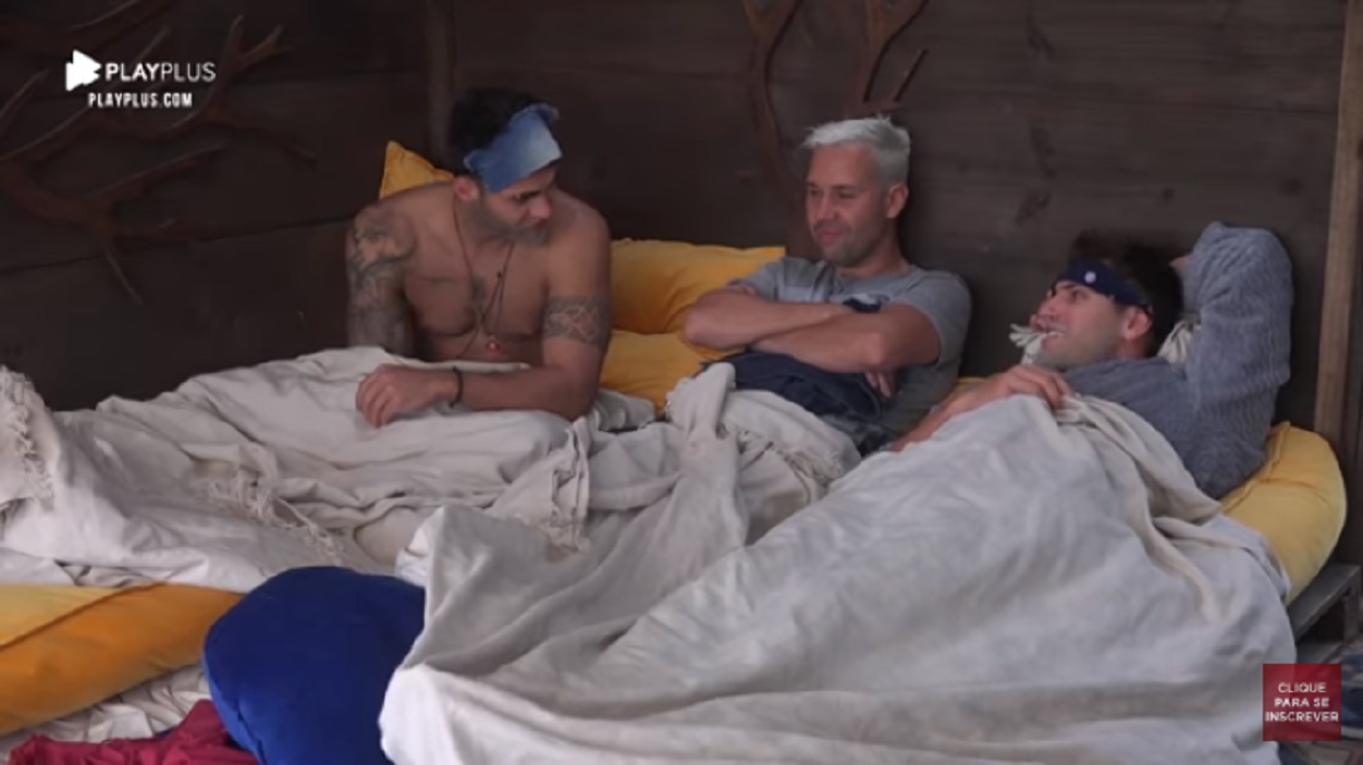 Netto, Viny e Guilherme em A Fazenda 11