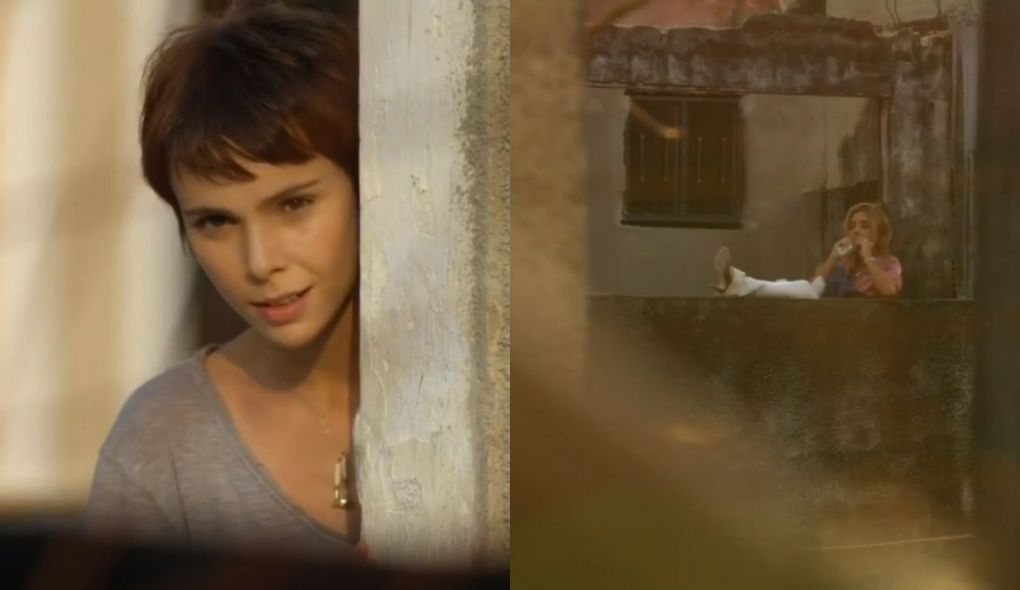 Nina (Débora Falabella) e Carminha (Adriana Esteves) de Avenida Brasil