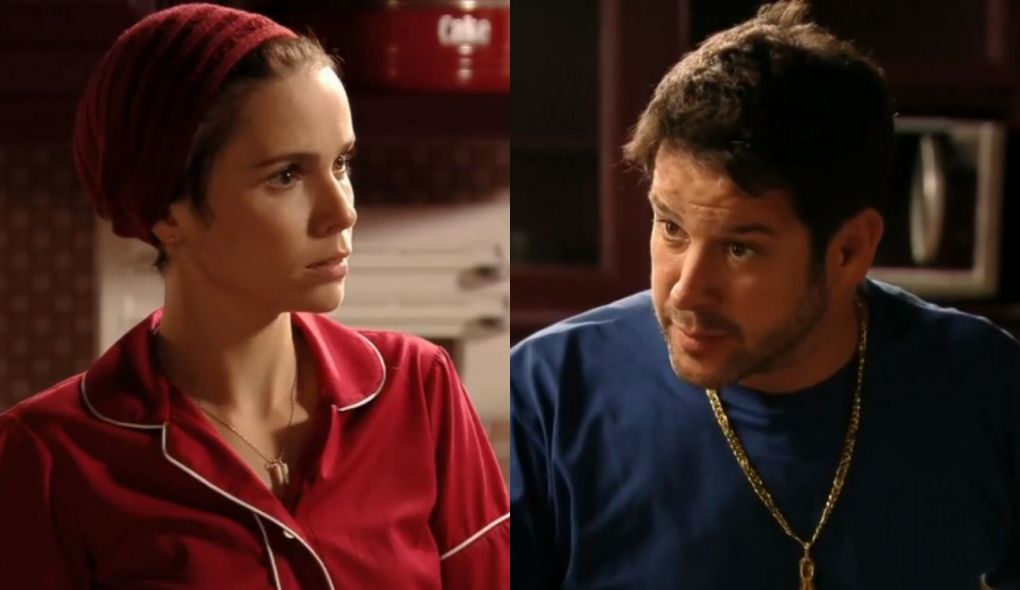Nina (Débora Falabella) e Tufão (Murilo Benício) de Avenida Brasil