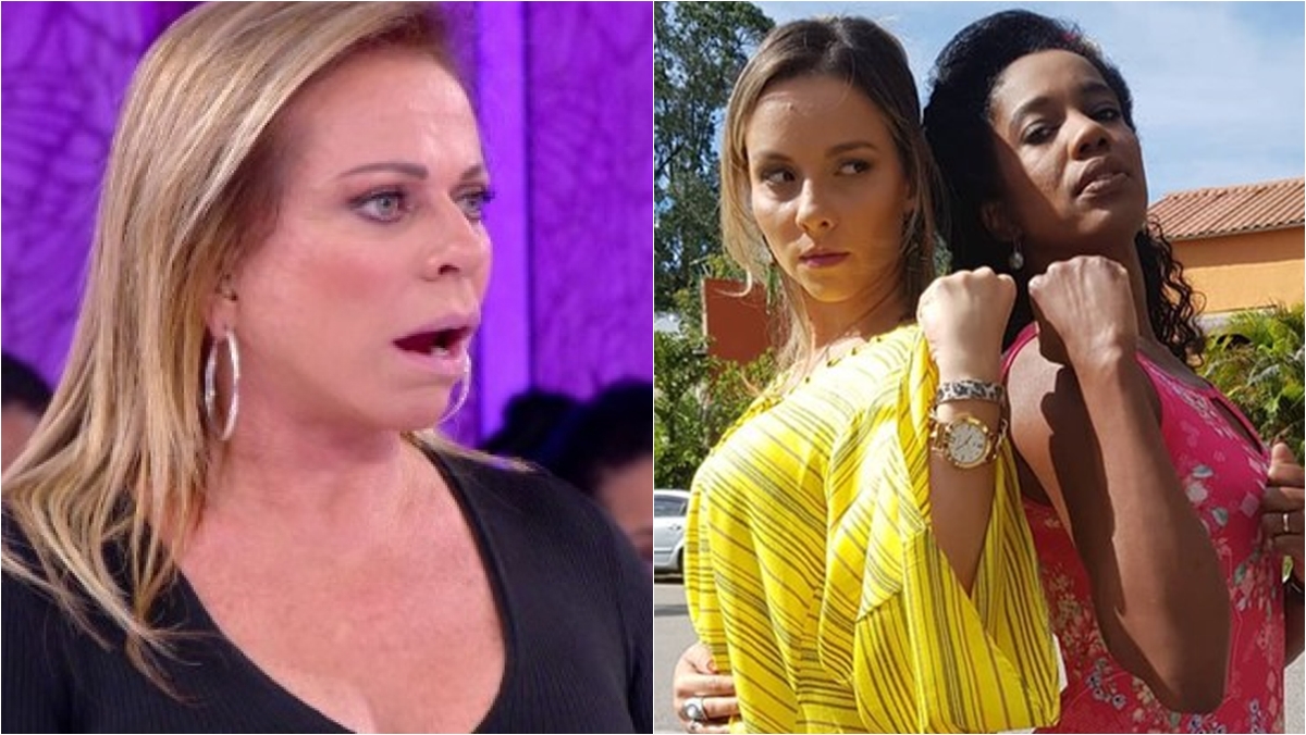 Gleyce e Arlete armama barraco no Casos de Família (Reprodução: SBT)