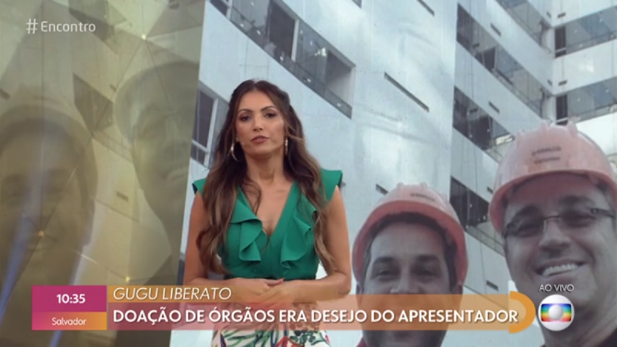 Patrícia Poeta, no Encontro com Fátima Bernardes