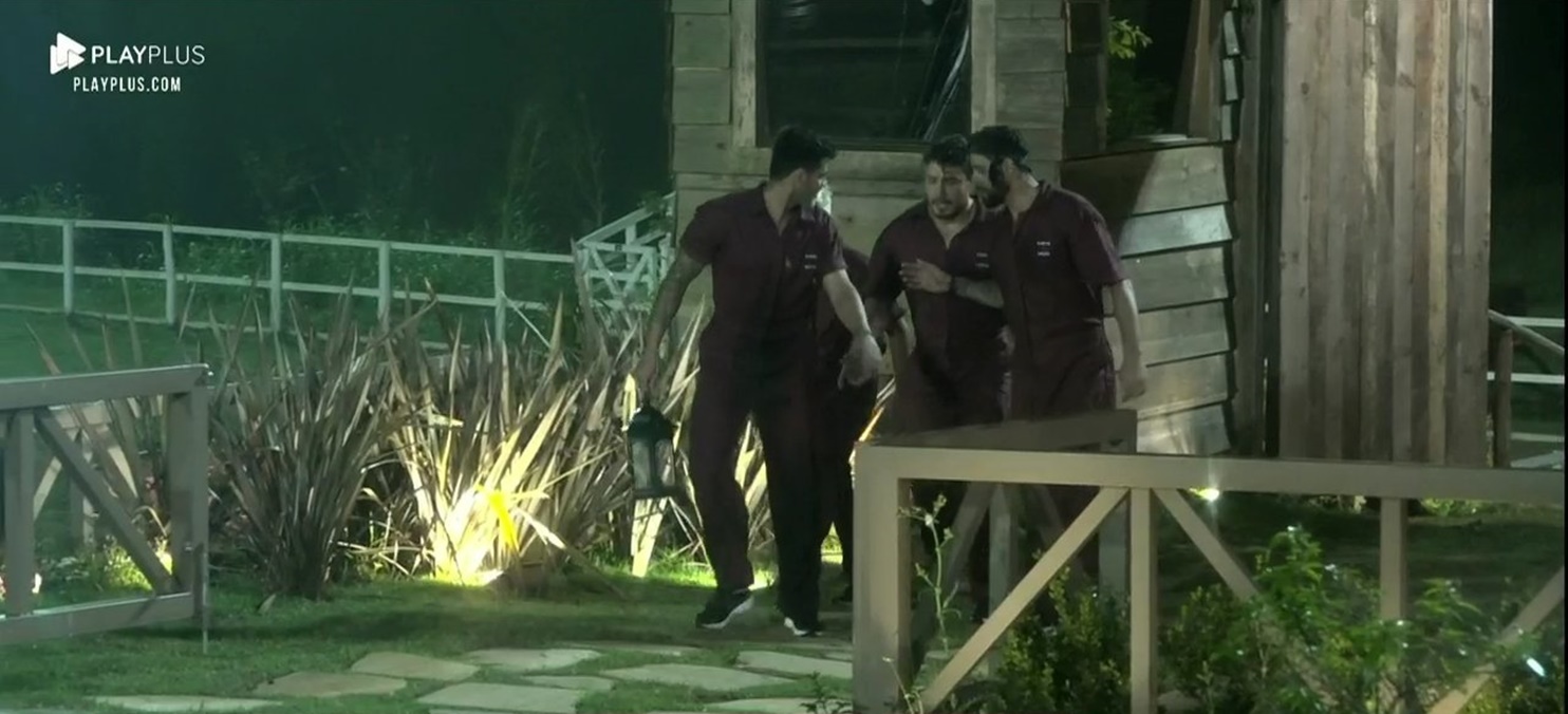 Peões após prova de fogo em A Fazenda 11