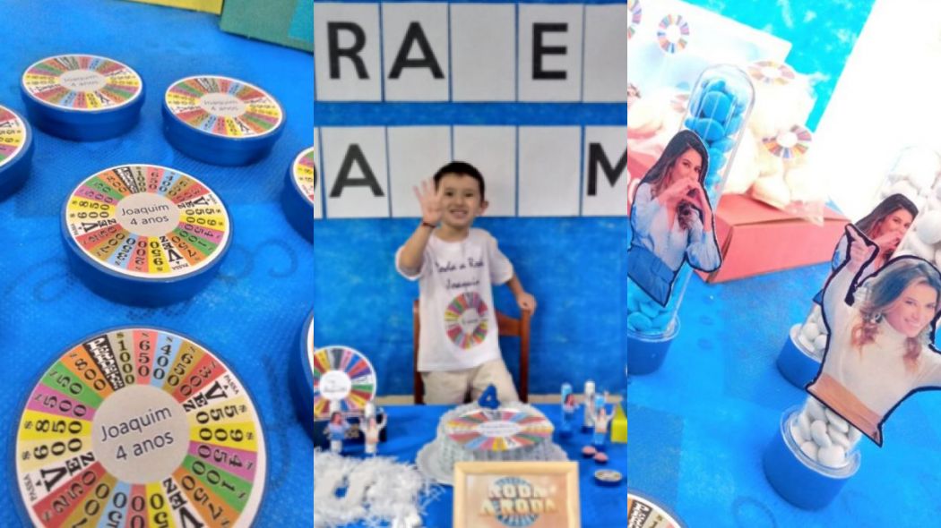 Roda a Roda vira tema de festa de aniversário
