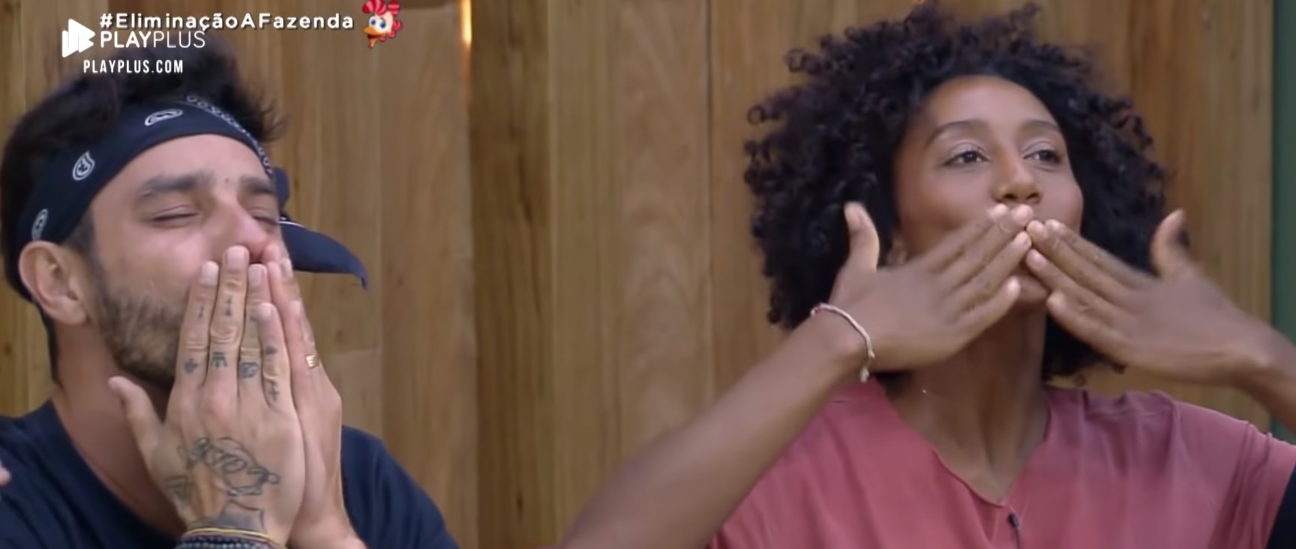 Diego Grossi e Sabrina Paiva em A Fazenda 11