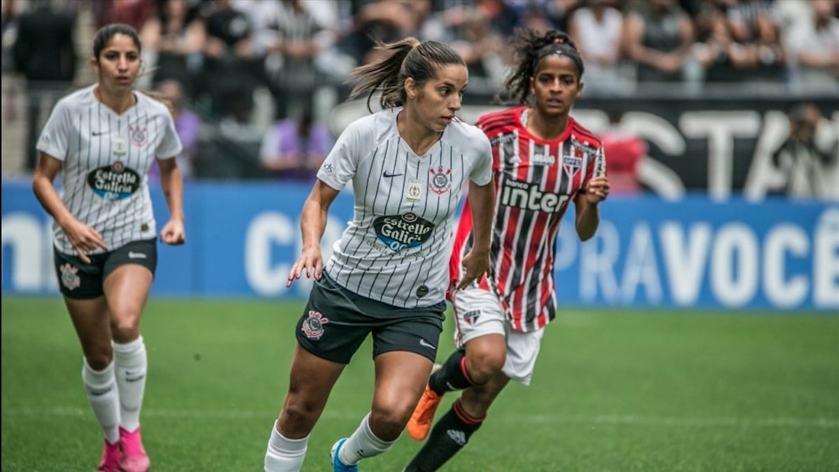 Corinthians e São Paulo na final do Paulistão Feminino: jogo fez SporTV bombar no Ibope da TV paga (Divulgação)