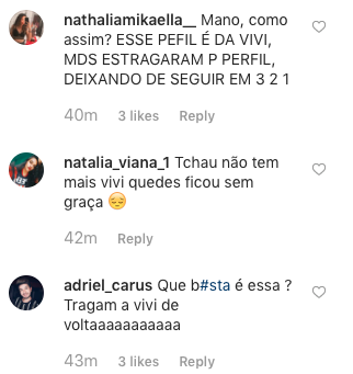 Público critica troca de Vivi Guedes por perfil lifestyle da Globo (Reprodução/Instagram)
