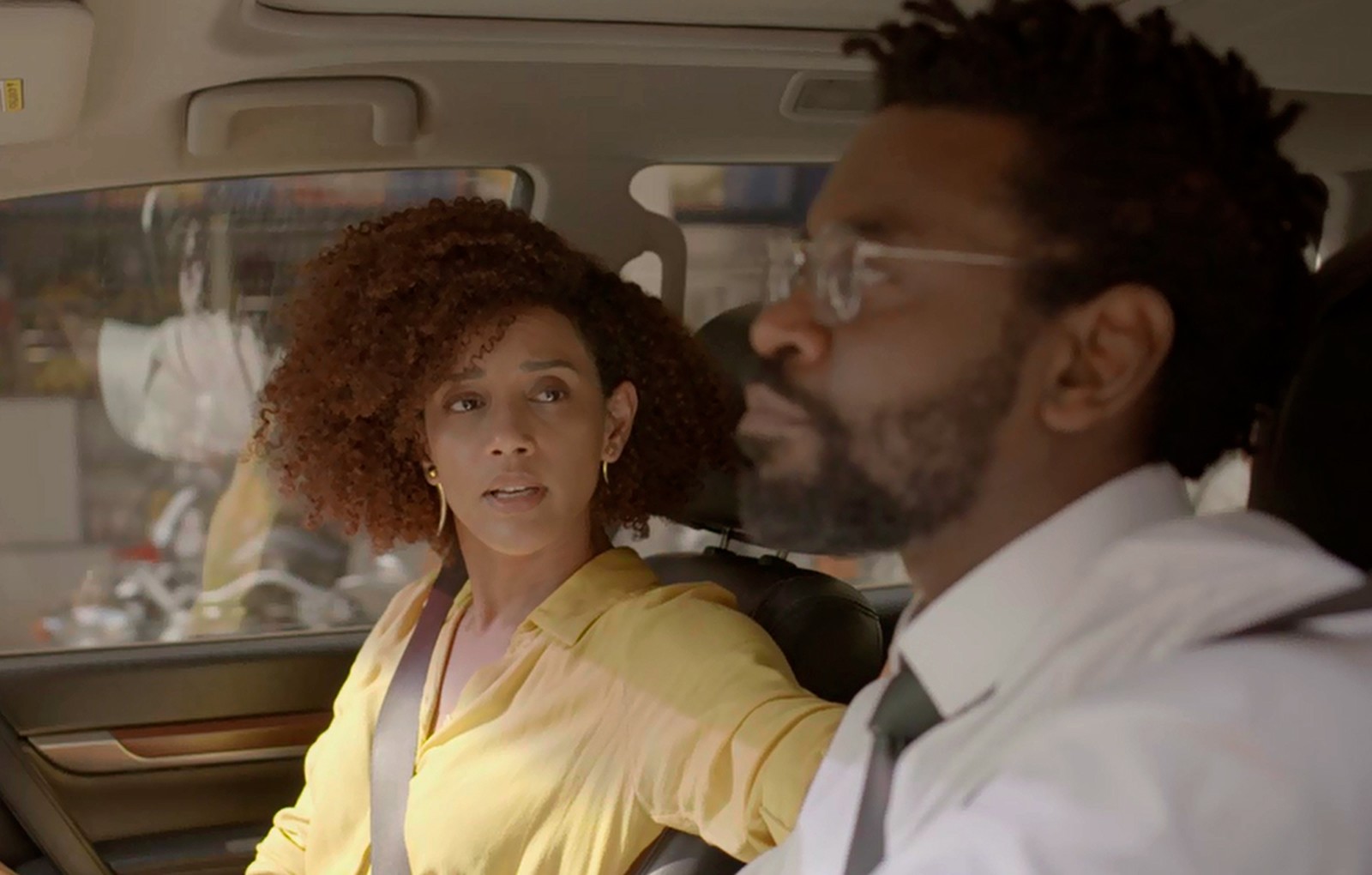Taís Araújo e Fabrício Boliveira como Vitória e Paulo em Amor de Mãe (Divulgação / Globo)
