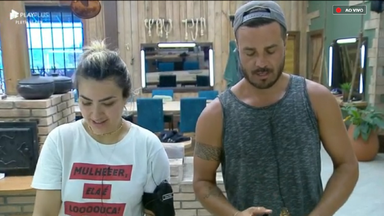 Thayse e Rodrigo em A Fazenda 11