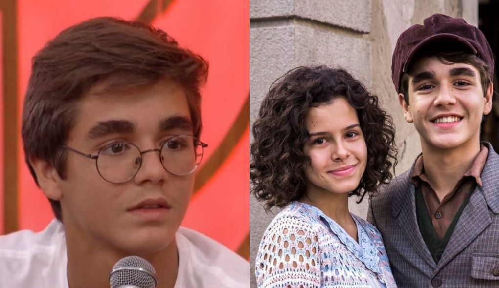 Xande Valois participou do Encontro e falou sobre o par que forma com Gabriella Saraivah em Éramos Seis