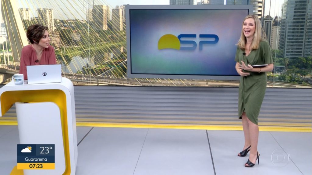 Gloria Vanique e Natália Ariede no Bom Dia São Paulo