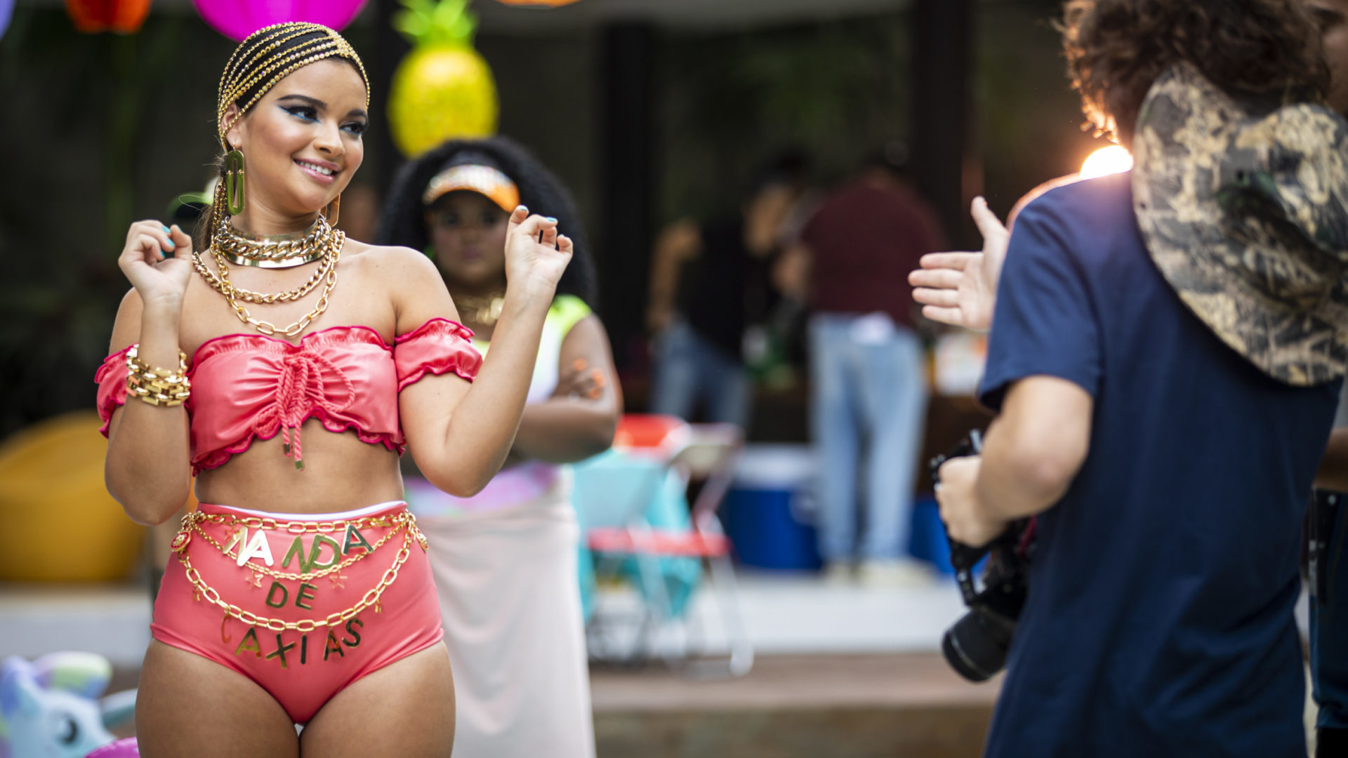 Gravação do clipe de Nanda (Gabriella Mustafá) em Malhação: Toda Forma de Amar