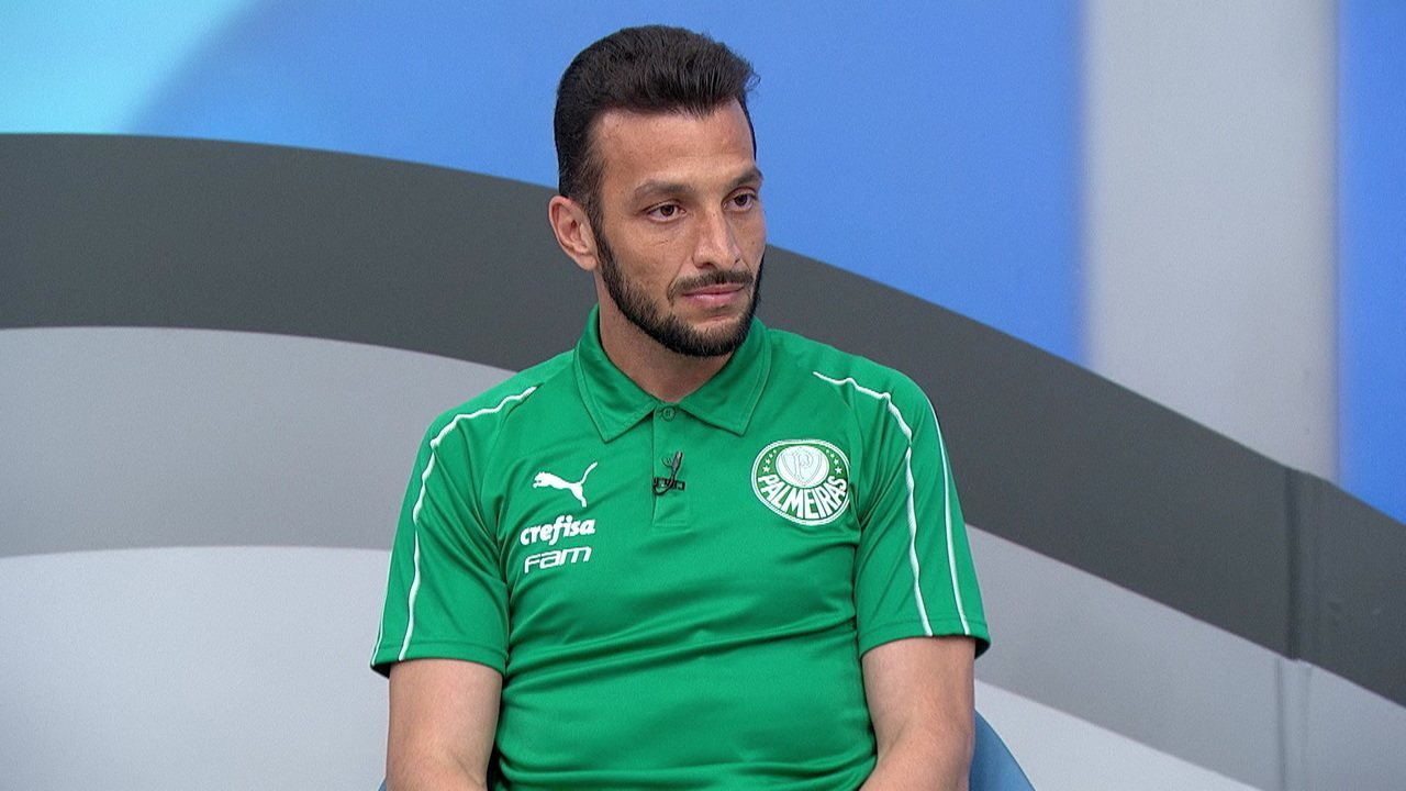 Edu Dracena no Bem Amigos, do SporTV: ele negocia para ser comentarista do Grupo Globo em 2020, após se aposentar do futebol (Reprodução/SporTV)