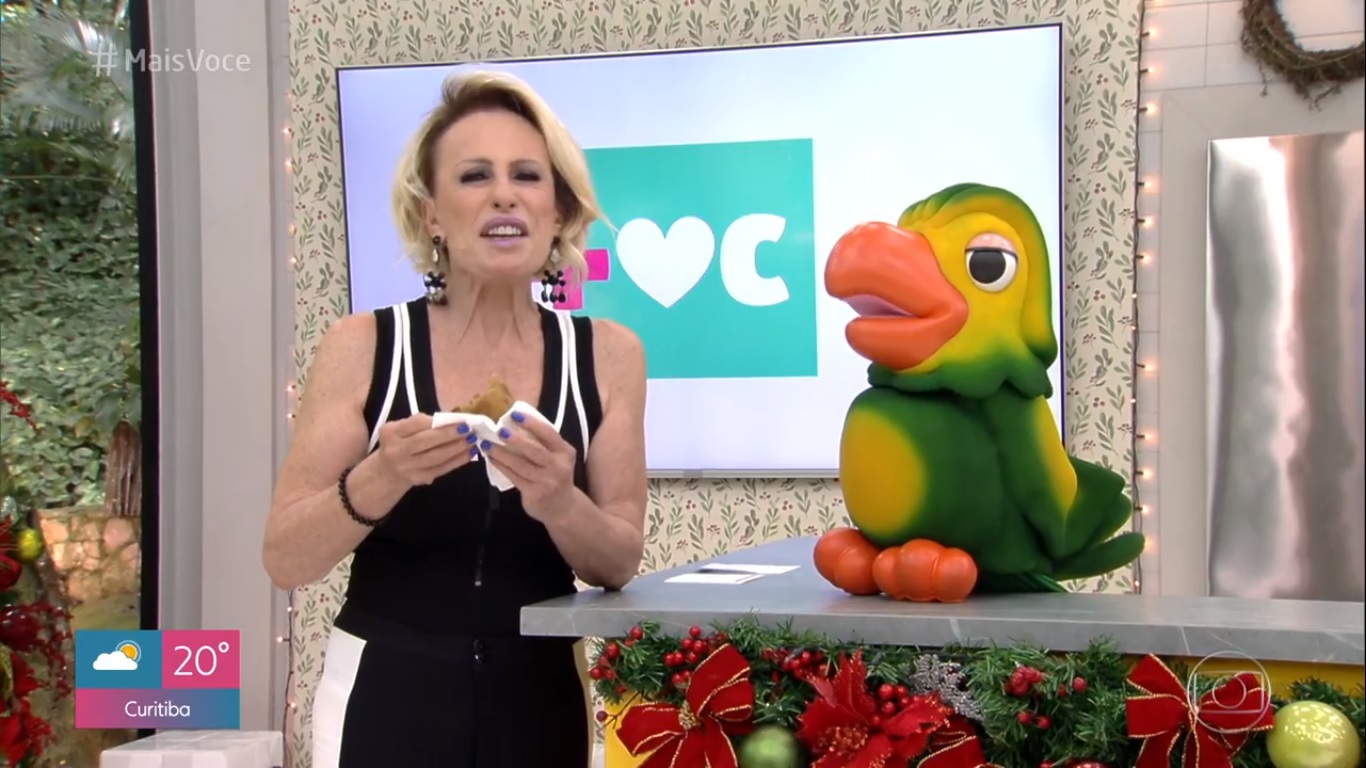 Ana Maria Braga e Louro José no Mais Você
