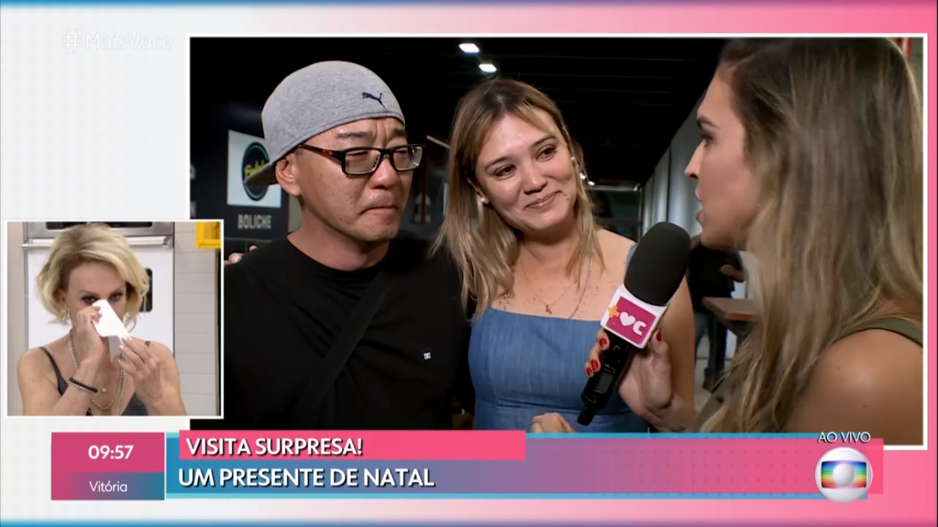 Ana Maria Braga se emocionou no Mais Você