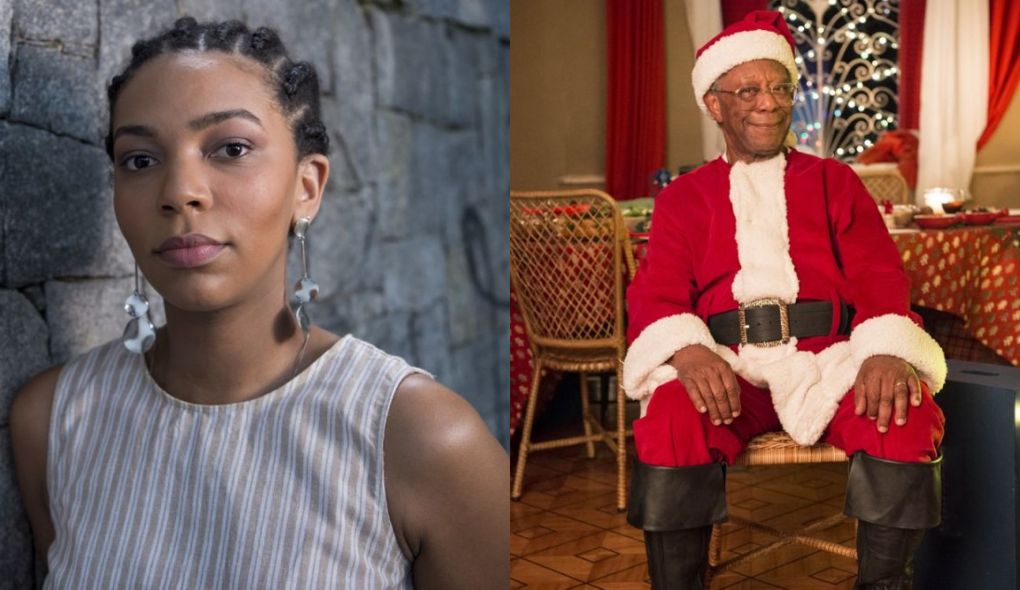 Cleissa Regina Martins e Milton Gonçalves em Juntos a Magia Acontece