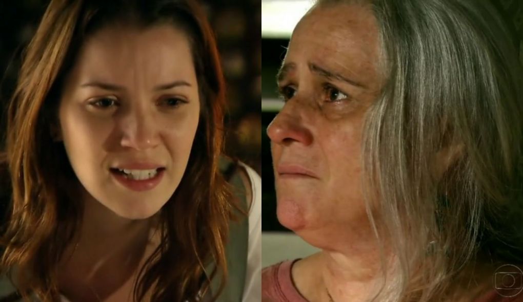 Débora (Nathalia Dill) e Lucinda (Vera Holtz) de Avenida Brasil