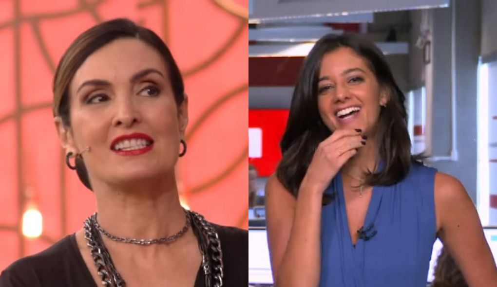 Fátima Bernardes e Luiza Tenente no Encontro