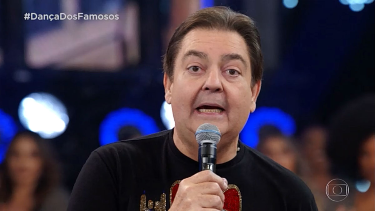 Fausto Silva no Domingão do Faustão